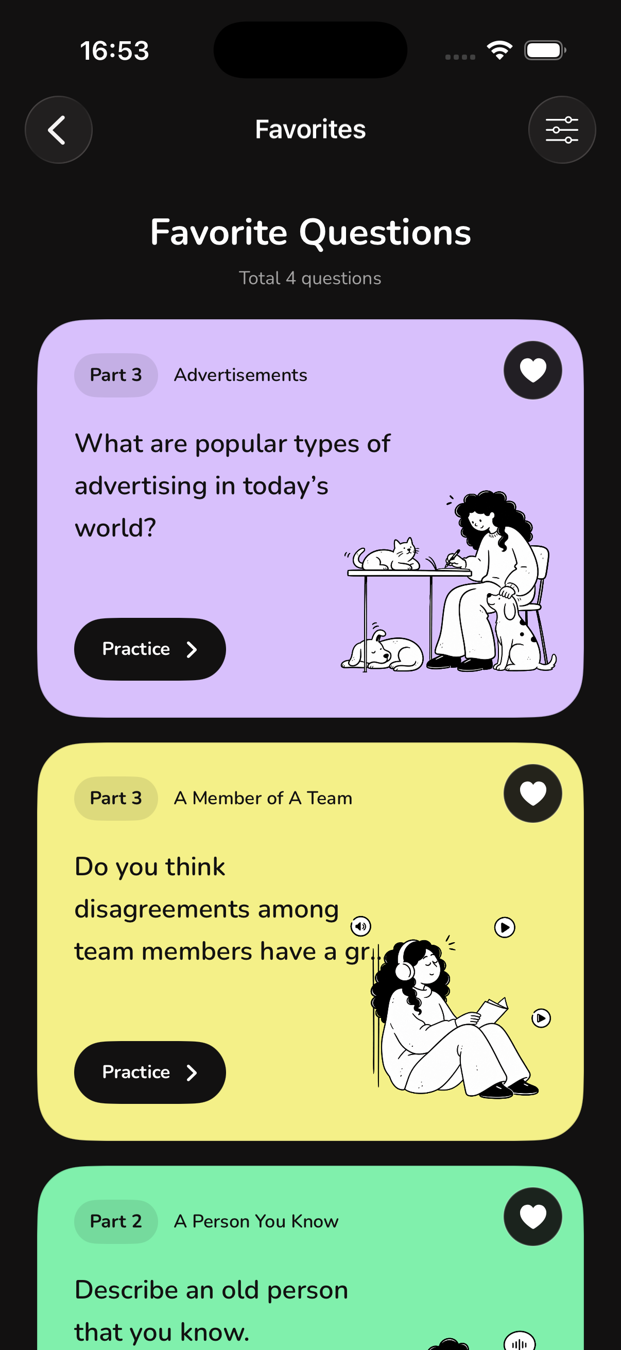 Favourite IELTS speaking questions in Abby Speak
